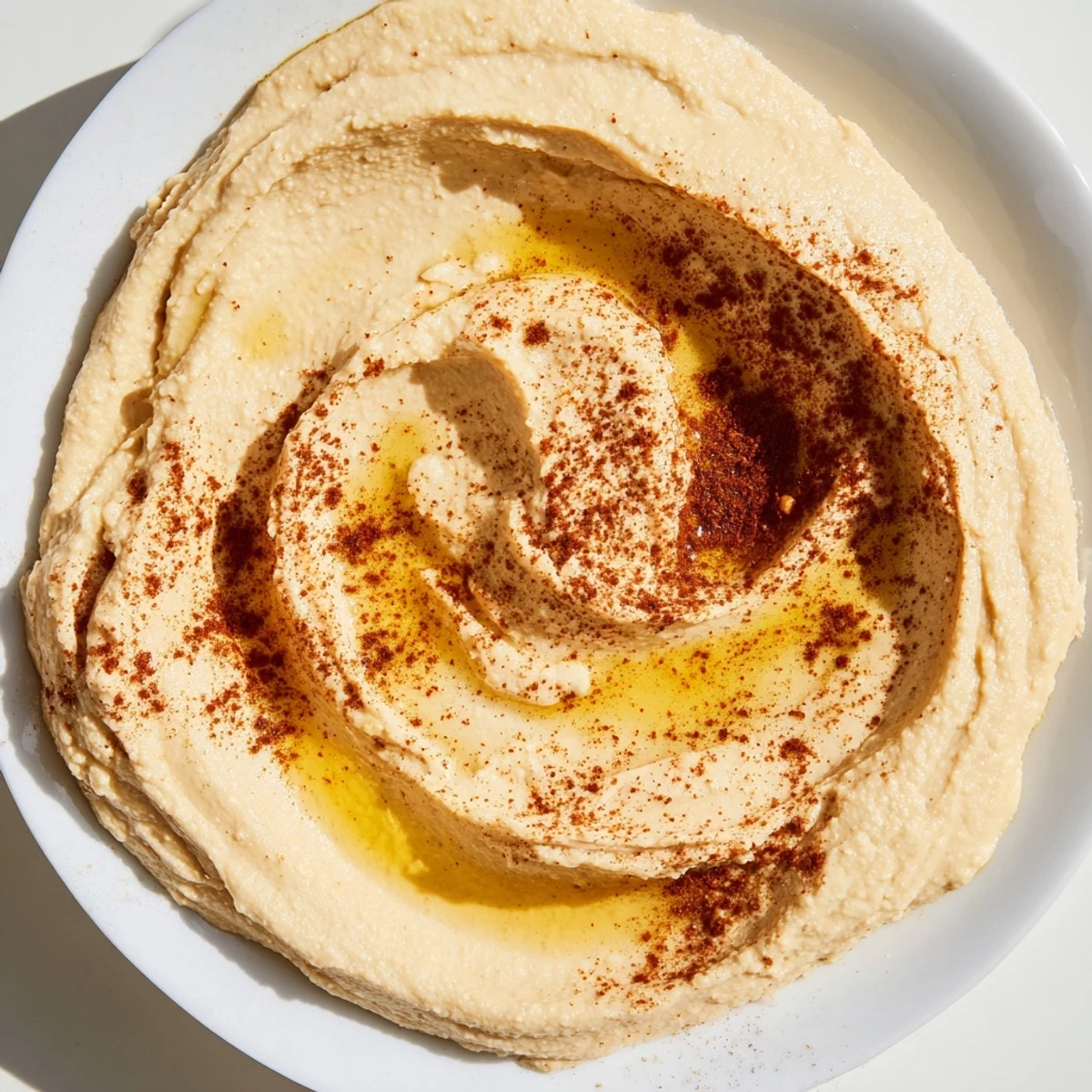 A generous Mediterranean Hummus Platter featuring crisp vegetables, olives, and pita bread for dipping.
