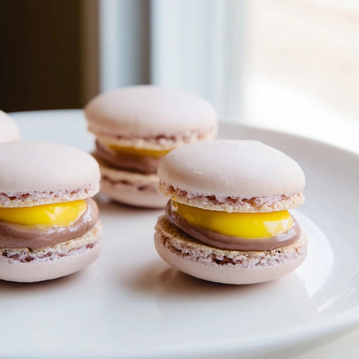 Cadbury Egg Macarons