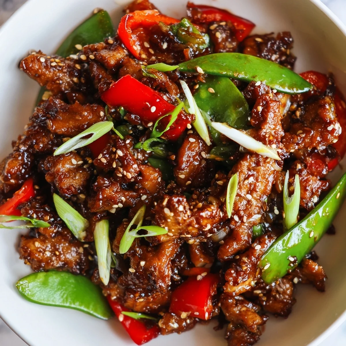 Chinese Garlic Stir-Fried Chicken