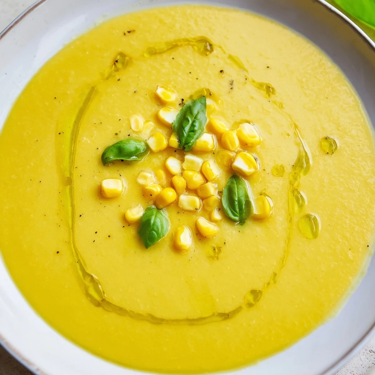 Sweet Corn Gazpacho