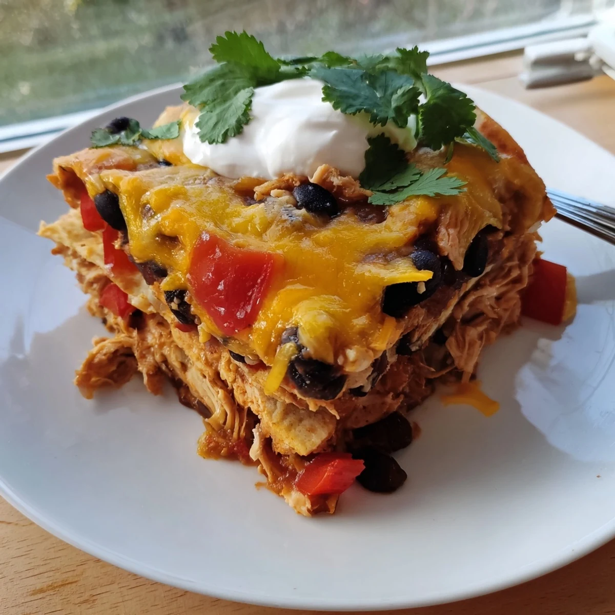 Chicken Burrito Casserole