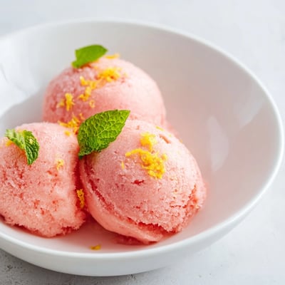 Pink Lemonade Sorbet Mint