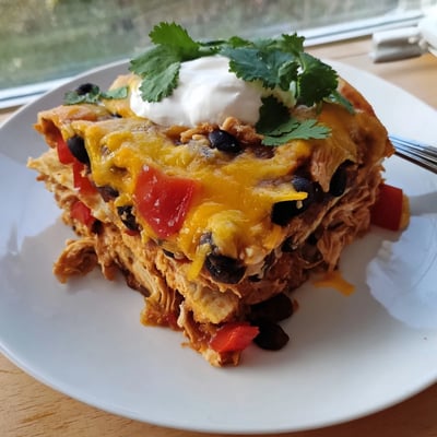 Chicken Burrito Casserole